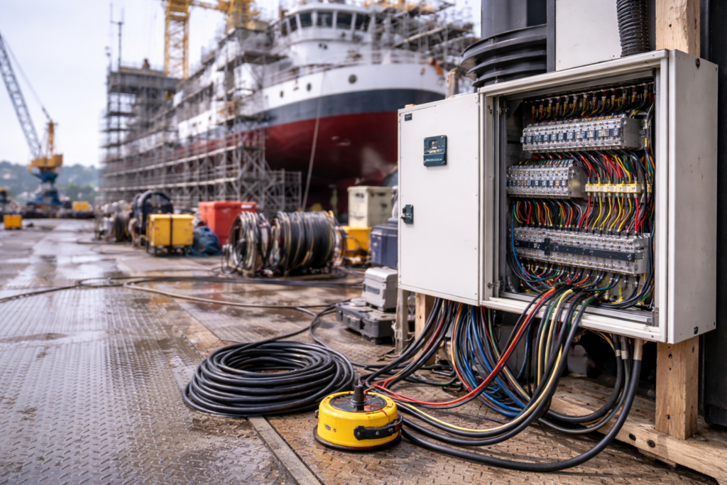 Electrician industrial in fabrica din Olanda